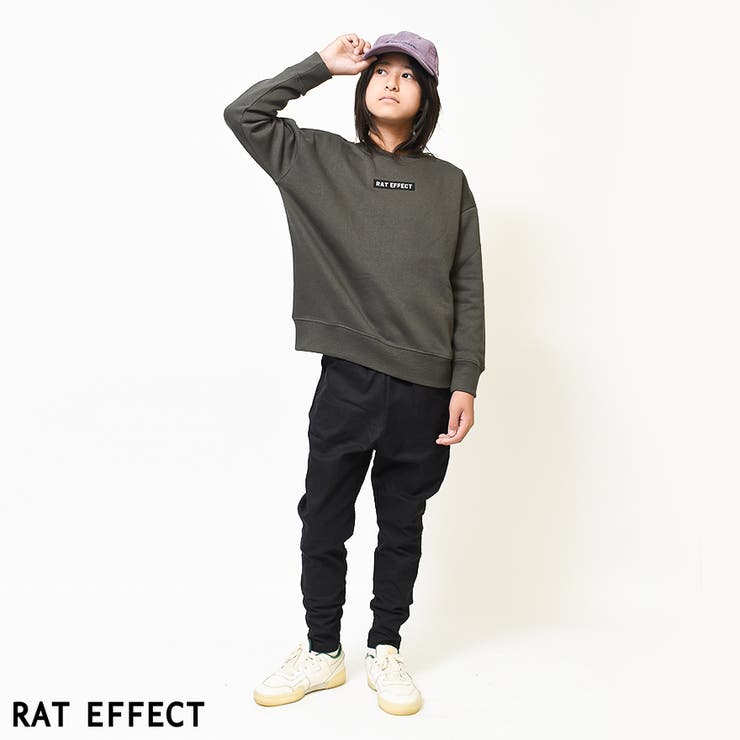 裏起毛バックプリントビッグトレーナー スウェット 長袖 | 子ども服 SHUSHU | 詳細画像11 