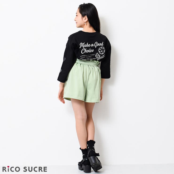 オーガンジーハート七分袖Tシャツ トップス ロンT | 子ども服 SHUSHU | 詳細画像6 