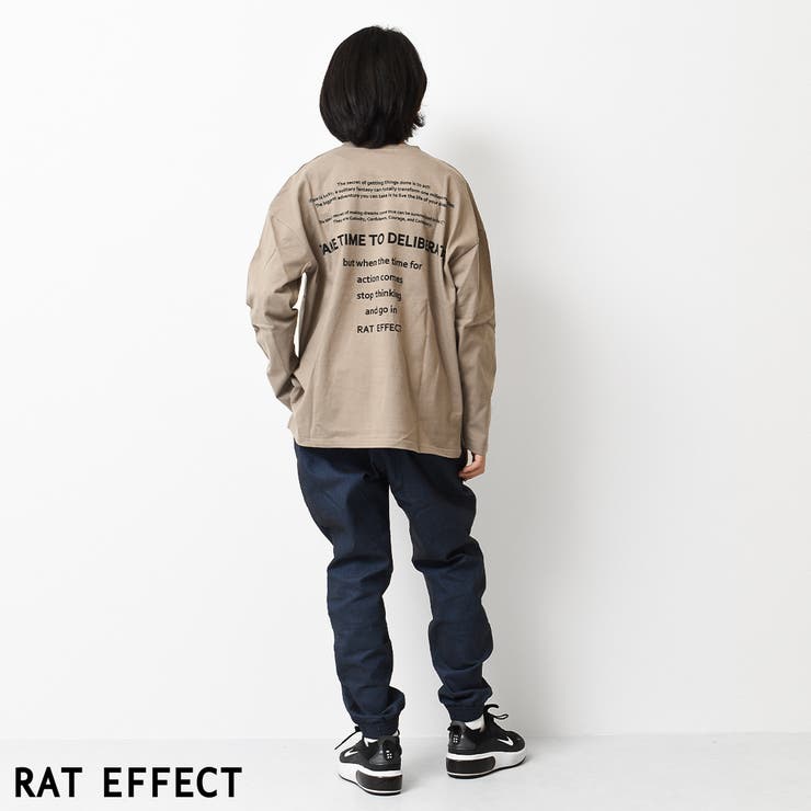 ポケット付バックプリントロングTシャツ トップス ロンT | 子ども服 SHUSHU | 詳細画像3 