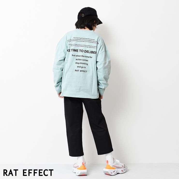 ポケット付バックプリントロングTシャツ トップス ロンT | 子ども服 SHUSHU | 詳細画像9 