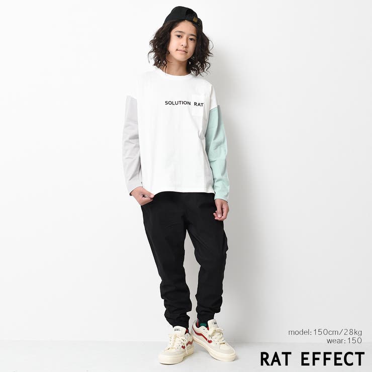 ポケット付バックプリントロングTシャツ トップス ロンT | 子ども服 SHUSHU | 詳細画像10 