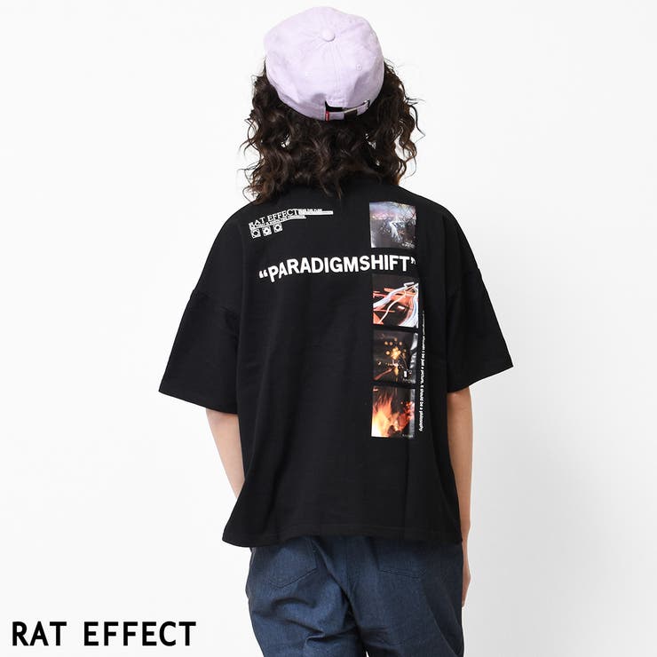 ブラック | PARADIGMSHIFT ビッグTシャツ トップス | 子ども服 SHUSHU