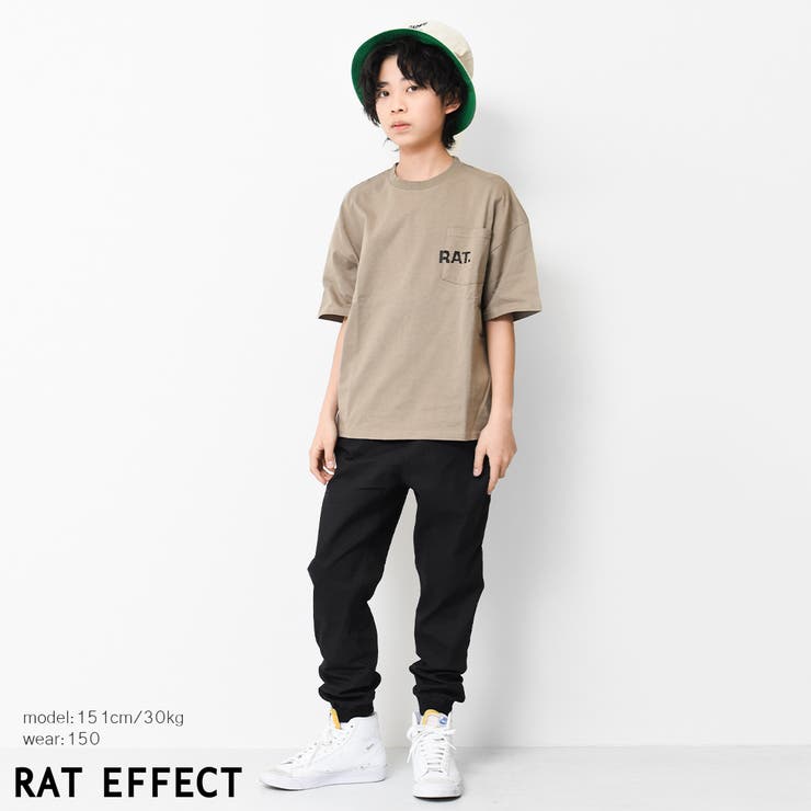 ロゴポケット付きビッグTシャツ トップス カットソー | 子ども服 SHUSHU | 詳細画像4 