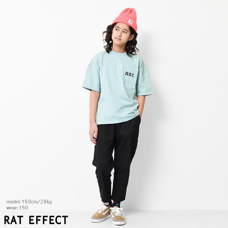 ロゴポケット付きビッグTシャツ トップス カットソー | 子ども服 SHUSHU | 詳細画像2 