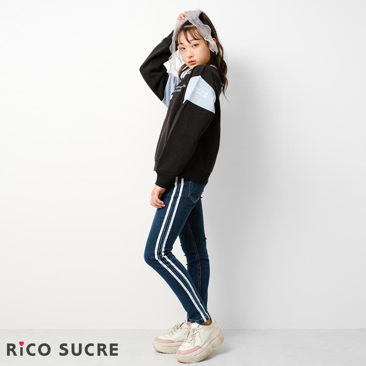 裏起毛襟ロゴプルオーバー あったか 子供服 | 子ども服 SHUSHU | 詳細画像4 