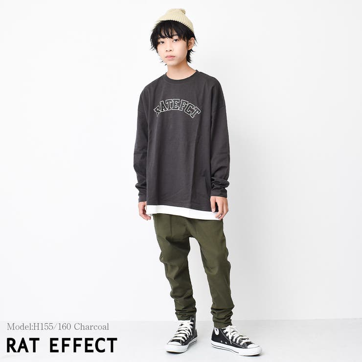 アーチロゴプリントロングTシャツ トップス 長袖 | 子ども服 SHUSHU | 詳細画像5 