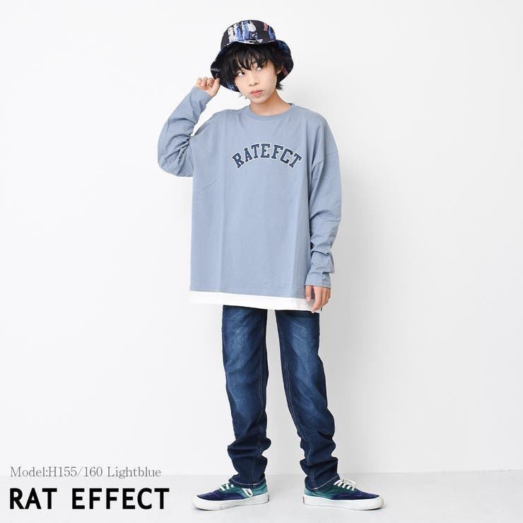 アーチロゴプリントロングTシャツ トップス 長袖 | 子ども服 SHUSHU | 詳細画像7 