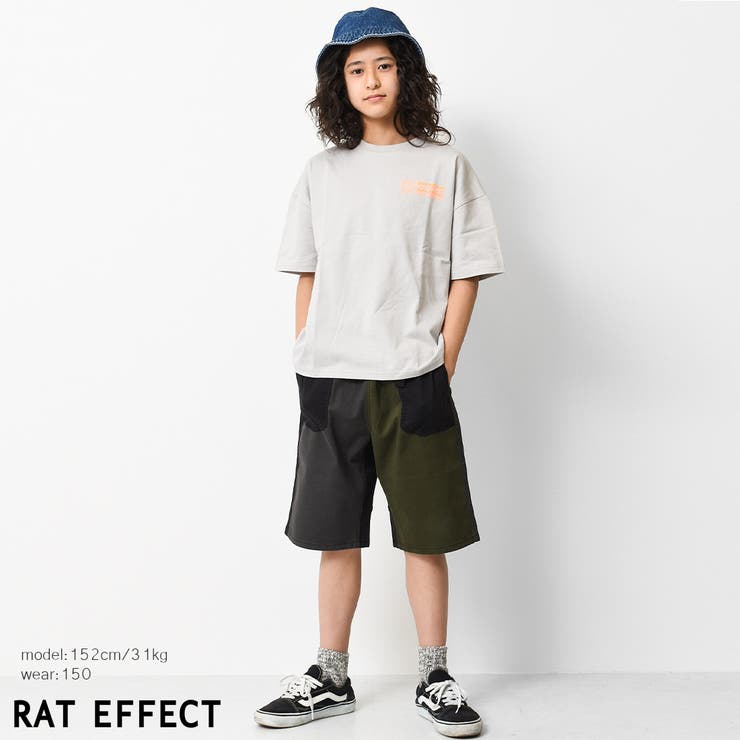 バックネオンロゴプリントビッグTシャツ トップス カットソー | 子ども服 SHUSHU | 詳細画像8 