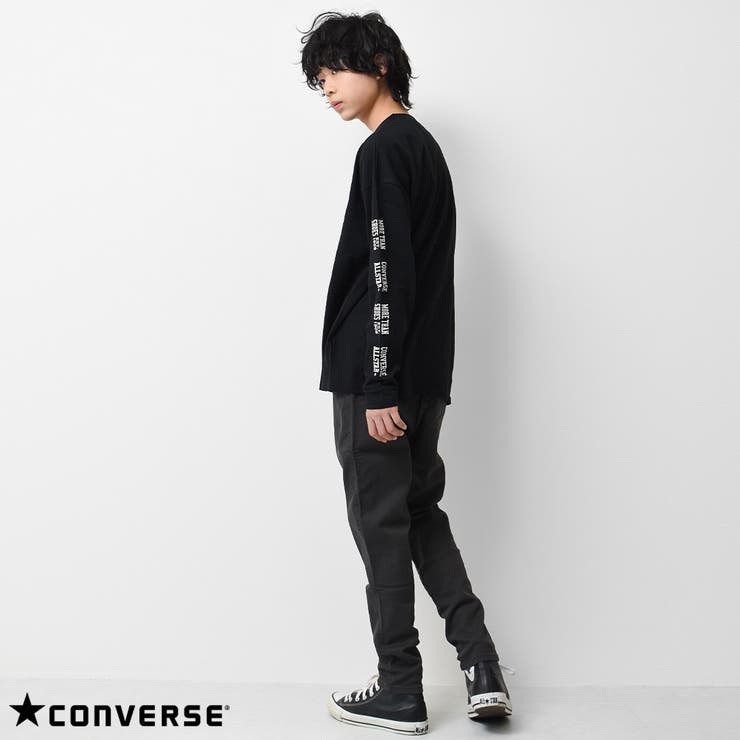 CONVERSE 別注袖ロゴプリントTシャツ カットソー[品番