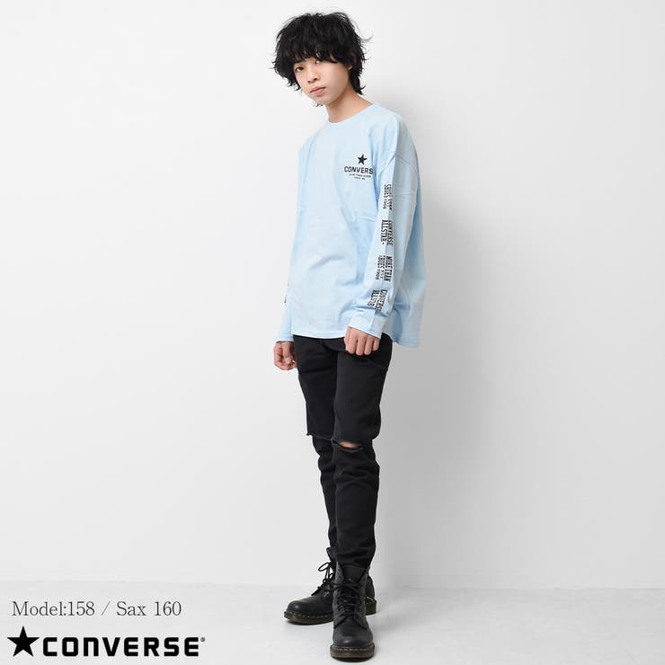 CONVERSE 別注袖ロゴプリントTシャツ カットソー | 子ども服 SHUSHU | 詳細画像8 