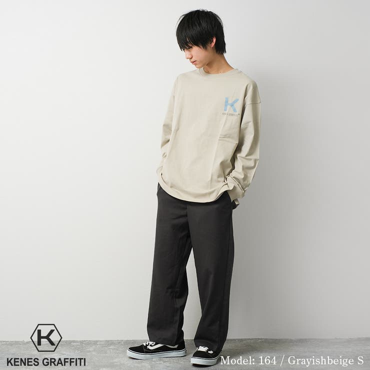 ロゴ刺繍＆プリントロングTシャツ トップス 長袖 | 子ども服 SHUSHU | 詳細画像4 