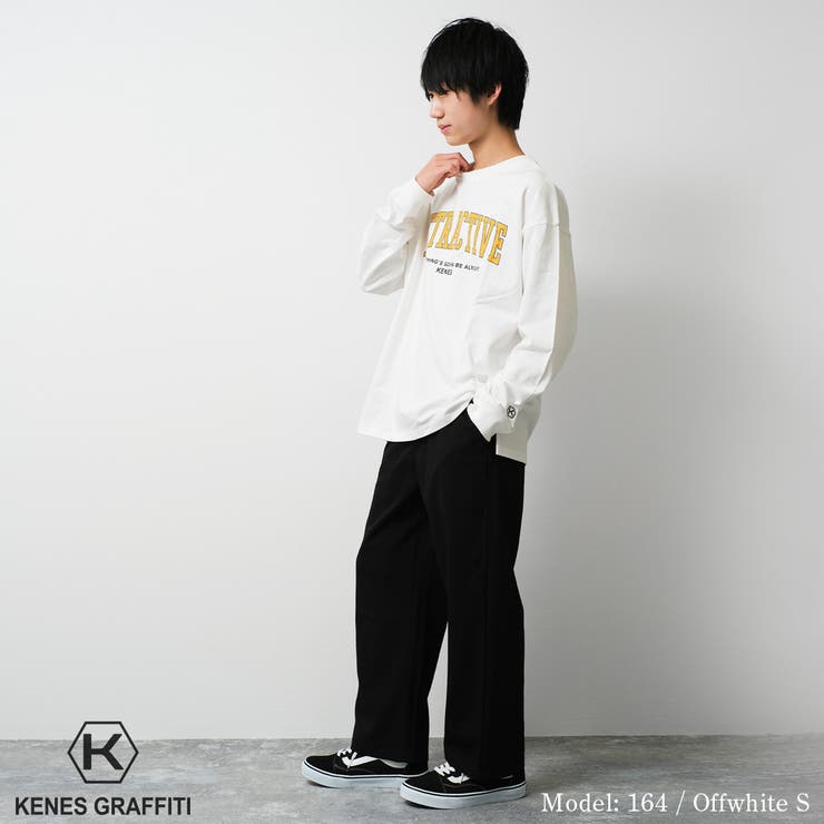 アーチロゴプリントロングTシャツ トップス 長袖 | 子ども服 SHUSHU | 詳細画像6 