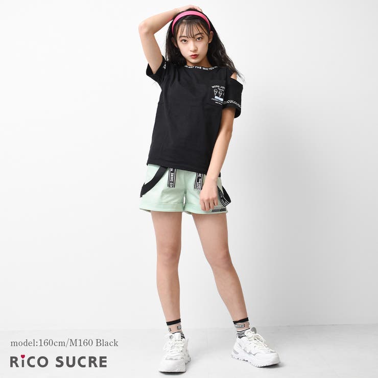 肩スリットTシャツ トップス 半袖 | 子ども服 SHUSHU | 詳細画像2 