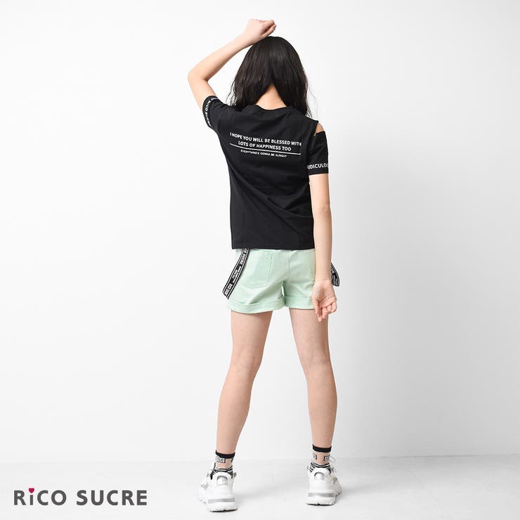 肩スリットTシャツ トップス 半袖 | 子ども服 SHUSHU | 詳細画像3 