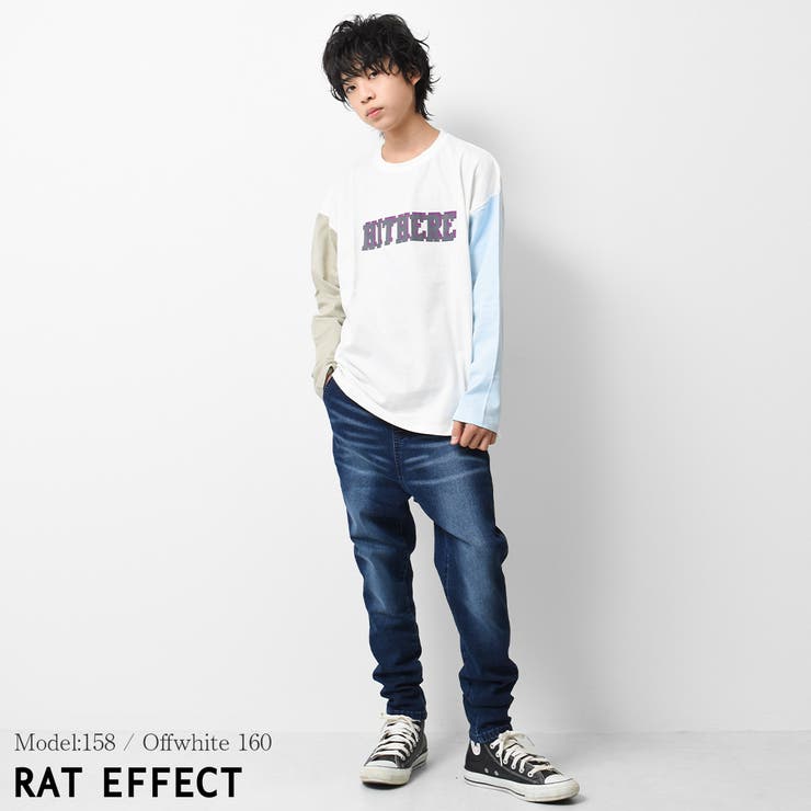 HITHEREロゴプリントロングTシャツ トップス 長袖 | 子ども服 SHUSHU | 詳細画像7 