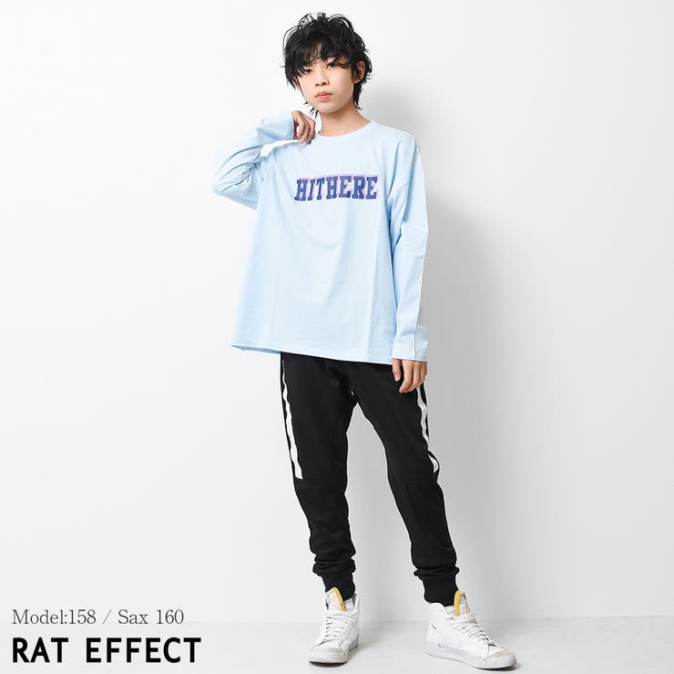 HITHEREロゴプリントロングTシャツ トップス 長袖 | 子ども服 SHUSHU | 詳細画像8 