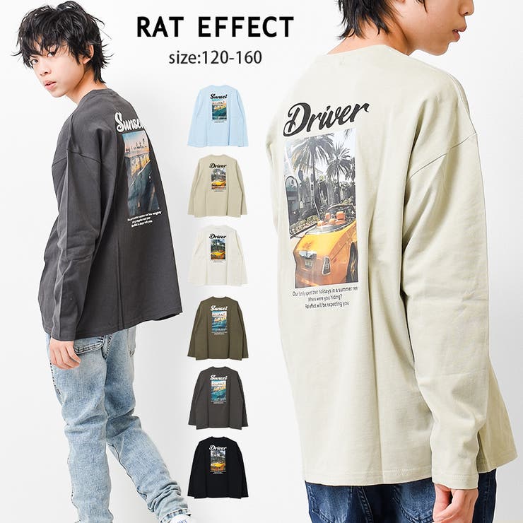 フォトプリントロングTシャツ トップス 長袖 | 子ども服 SHUSHU | 詳細画像1 