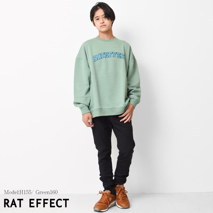 裏起毛アーチロゴプリントトレーナー スウェット 長袖 | 子ども服 SHUSHU | 詳細画像3 