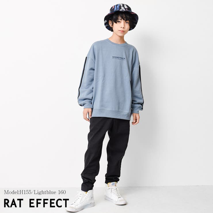 裏起毛袖ライントレーナー スウェット 長袖 | 子ども服 SHUSHU | 詳細画像14 