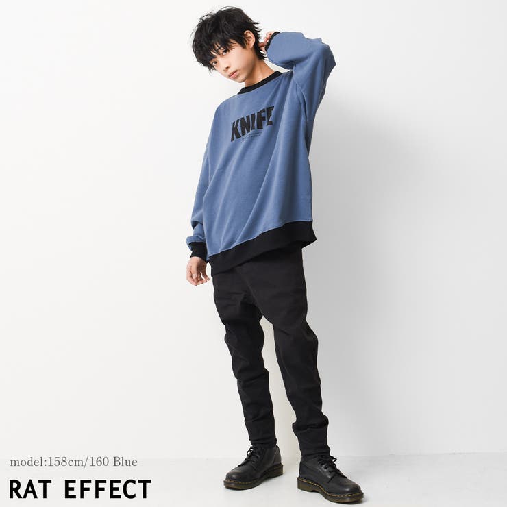 裏起毛フロントロゴプリントトレーナー スウェット 長袖 | 子ども服 SHUSHU | 詳細画像3 