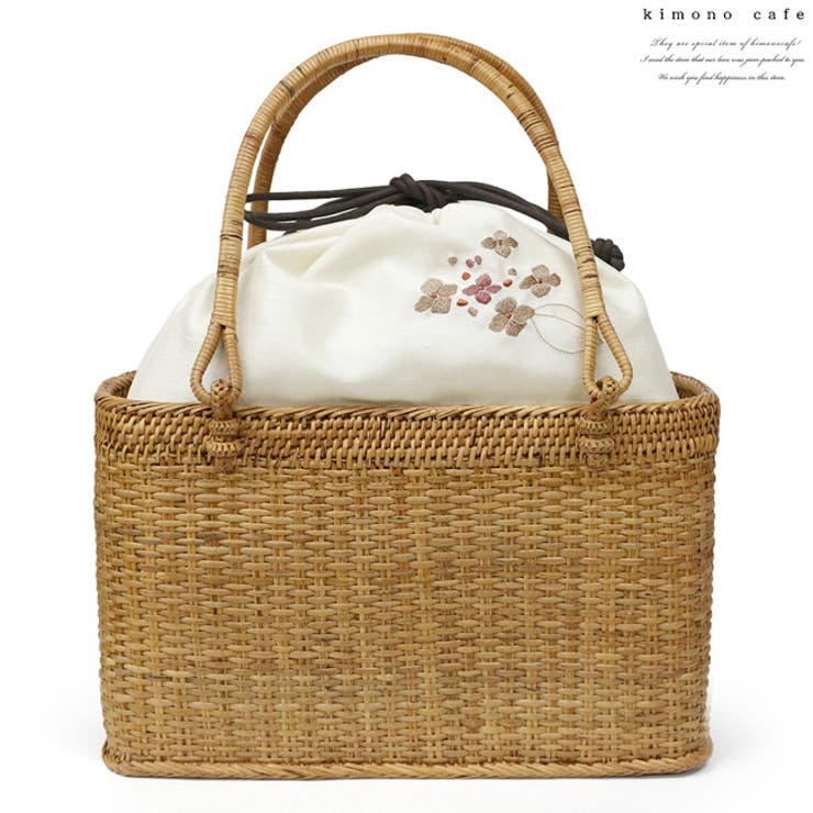 3月末まで！！！ アタ細工 カゴバック ランチボックス