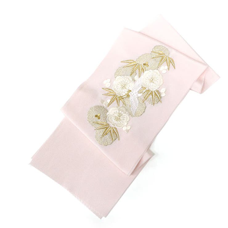 振袖用刺繍半襟 鶴と松竹梅 絹 成人式 豪華 レトロ 古典 6色 | kimonocafe | 詳細画像7 