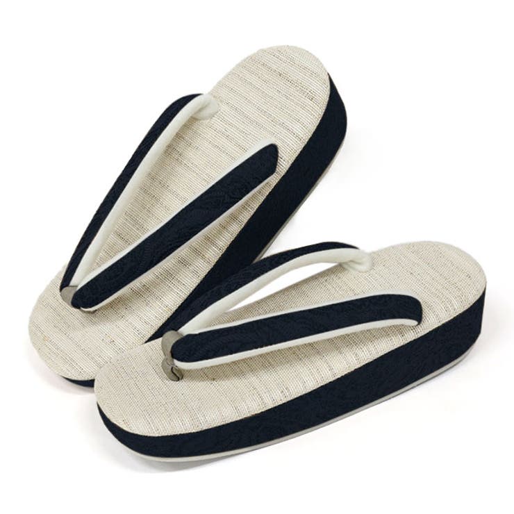 夏用天葛草履 天然の葛を使用した大人の軽くて歩きやすい夏草履 ペイズリー柄 | kimonocafe | 詳細画像8 