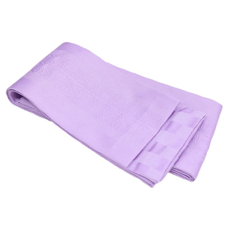 浴衣帯 袴帯 麻の葉柄で使いやすい基本の半巾帯 | kimonocafe | 詳細画像8 