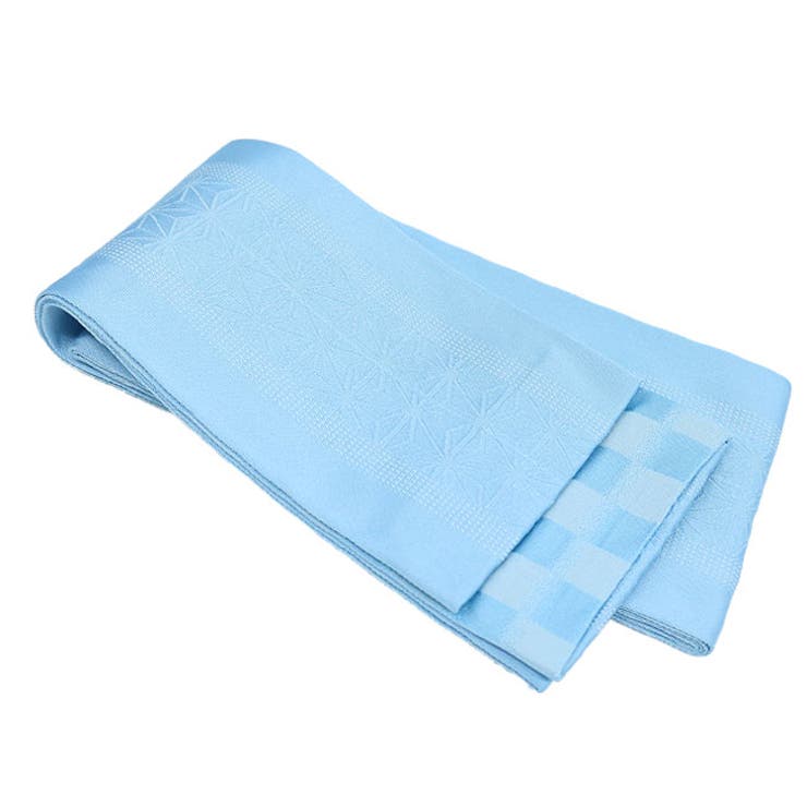 浴衣帯 袴帯 麻の葉柄で使いやすい基本の半巾帯 | kimonocafe | 詳細画像12 