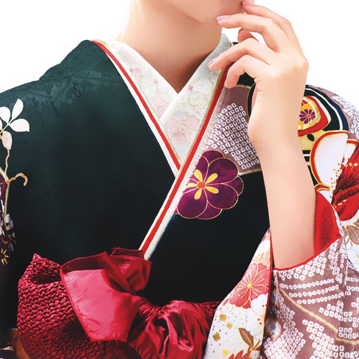 刺繍半衿
