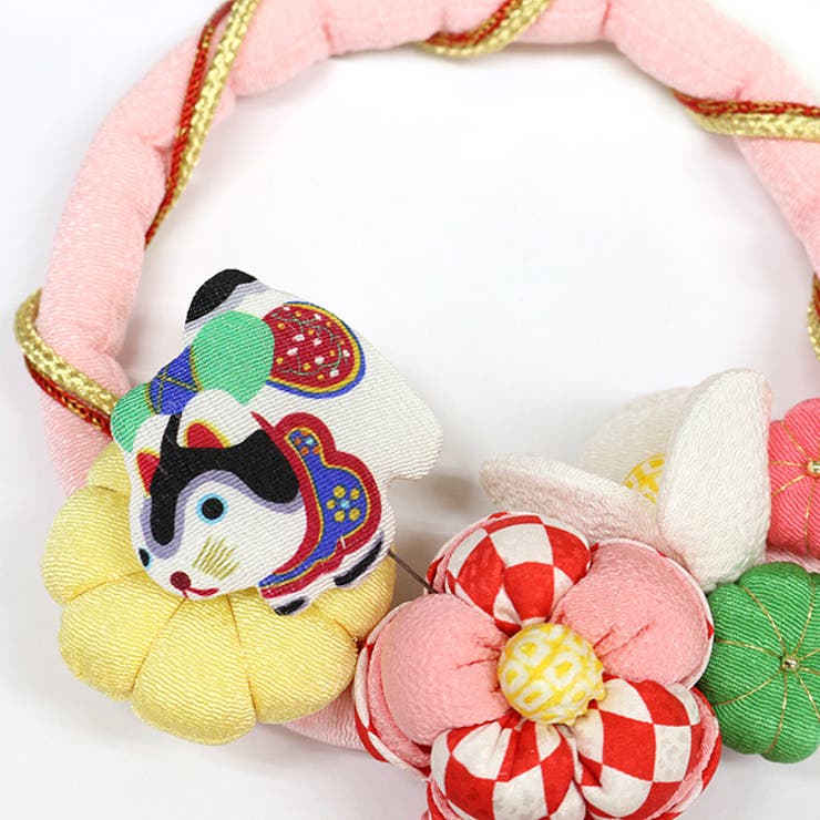 干支ピック 正絹 別売りのお正月リースに挿して使う | kimonocafe | 詳細画像4 