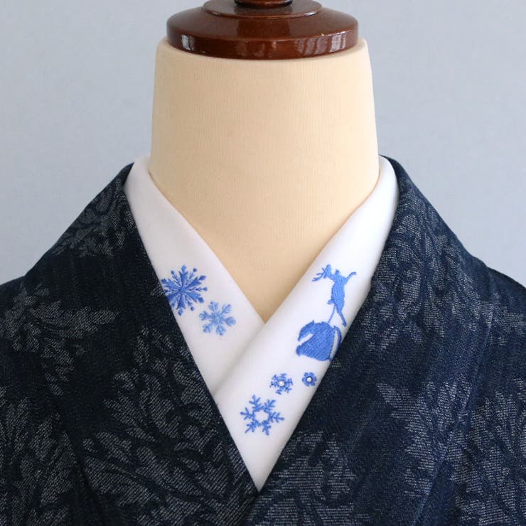 半衿 クリスマス 雪 | kimonocafe | 詳細画像3 