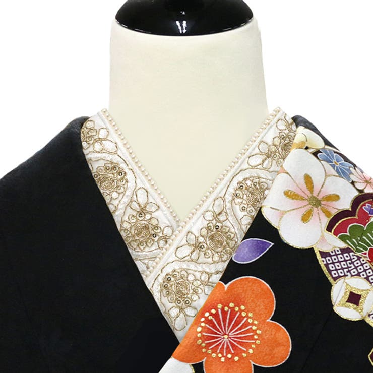 半衿 スパンコール 刺繍 | kimonocafe | 詳細画像6 