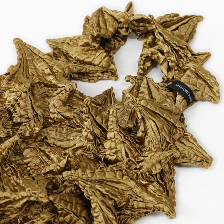 絞りバッグ 無地 HAM | kimonocafe | 詳細画像13 