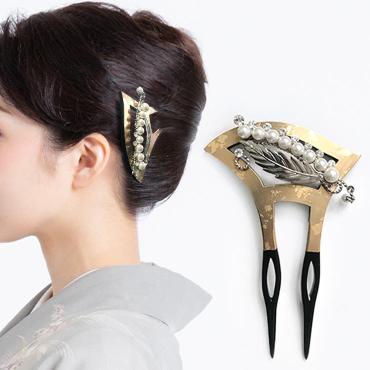 ファッション人気ブランドランキング かんざし 日本製 夜会巻きかんざし[品番：KICW0003595 ヘアアクセサリー