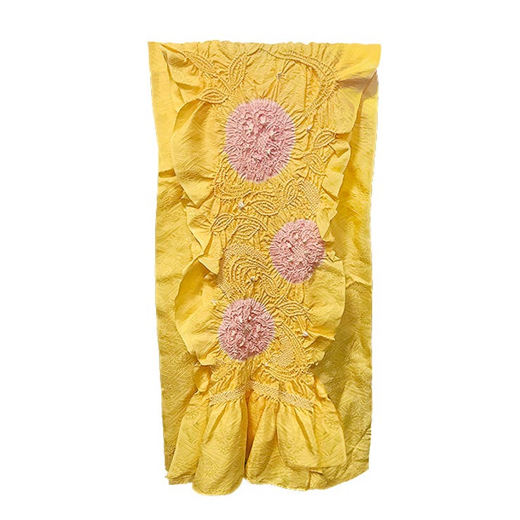 子ども用 正絹兵児帯 絞り 輪だし 高級 一枚絞り 在庫限り[品番