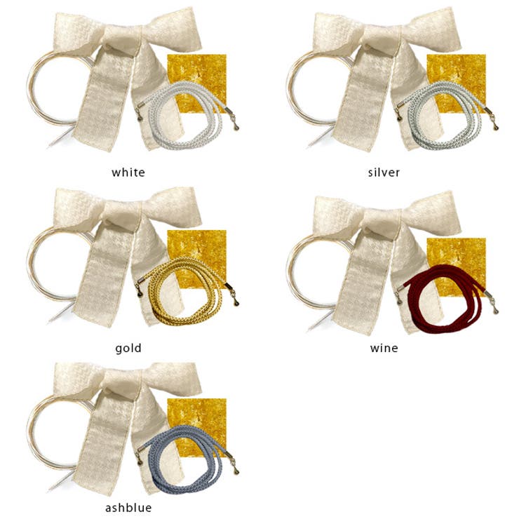 振袖用髪飾り 水引 千鳥格子リボン | kimonocafe | 詳細画像5 