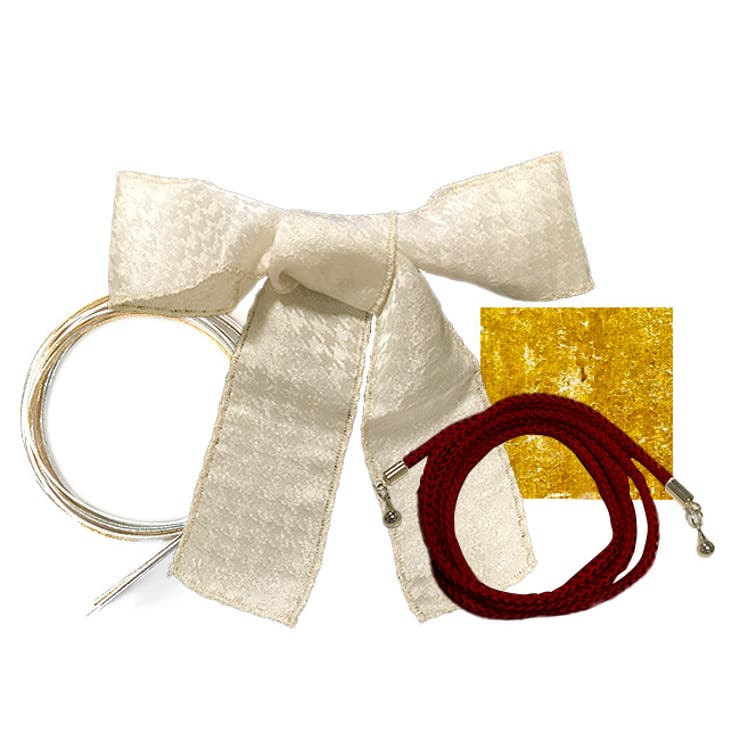 振袖用髪飾り 水引 千鳥格子リボン | kimonocafe | 詳細画像9 