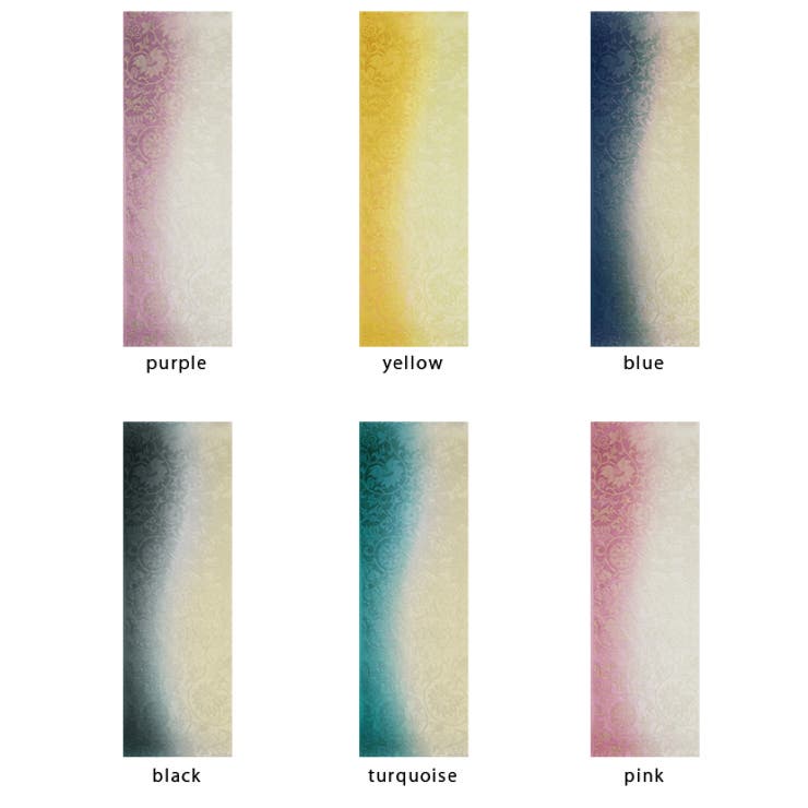 振袖用半衿 華更紗金ラメぼかし 礼装用 | kimonocafe | 詳細画像5 