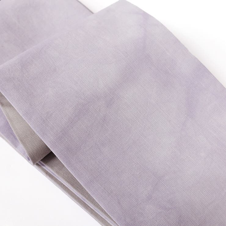 麻の半巾帯 箱むらくも絞り手染め帯 細帯[品番：KICW0003794