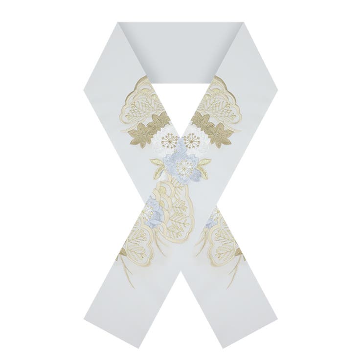 振袖用刺繍半衿 松桜 洗える | kimonocafe | 詳細画像10 