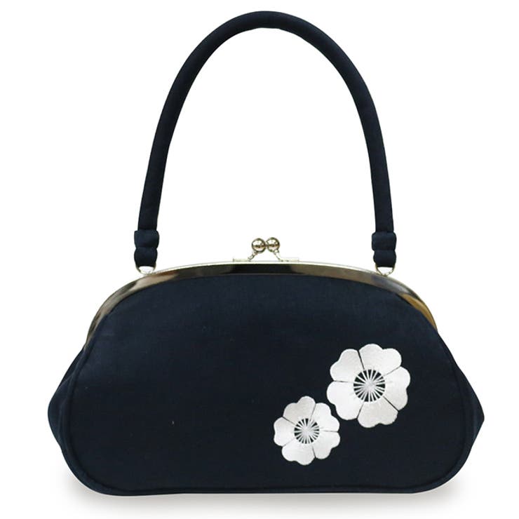 バッグ 菊と小花 刺繍 | kimonocafe | 詳細画像8 