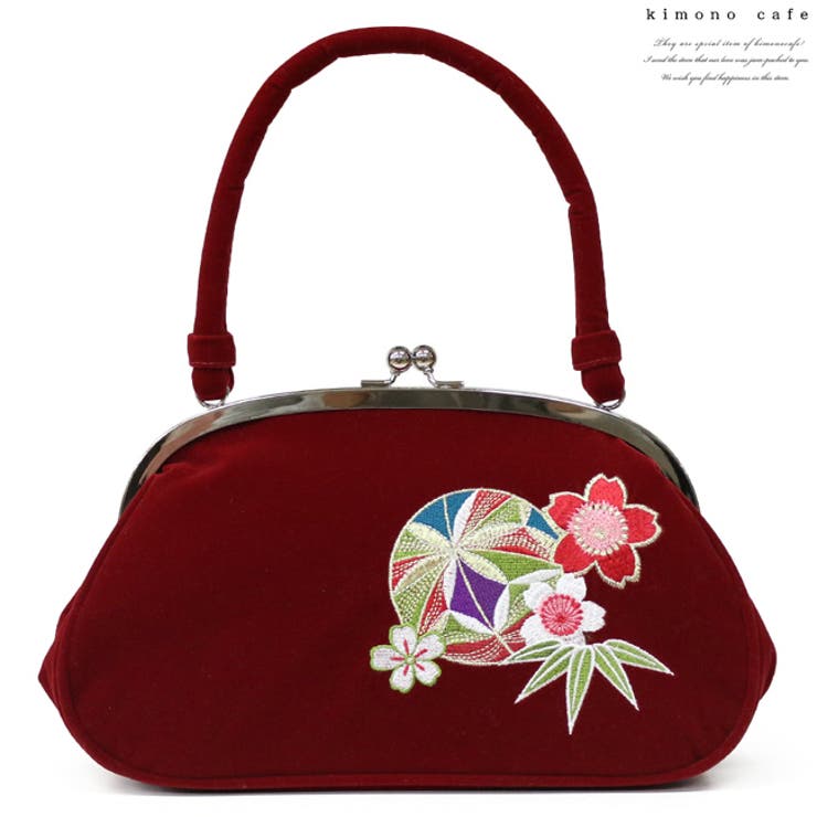振袖 バッグ 鞠と桜 | kimonocafe | 詳細画像6 