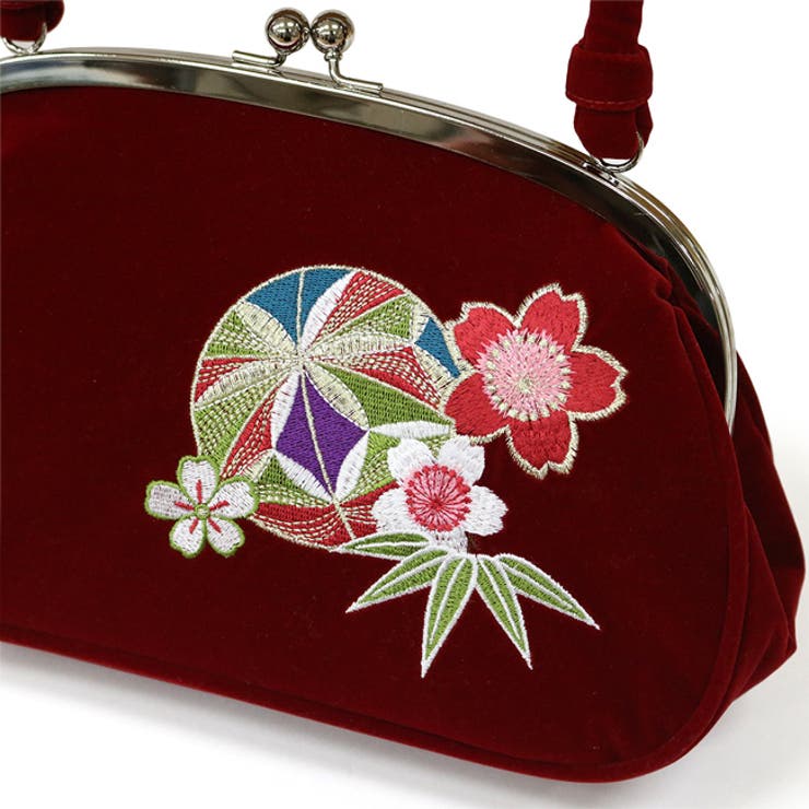 振袖 バッグ 鞠と桜 | kimonocafe | 詳細画像7 