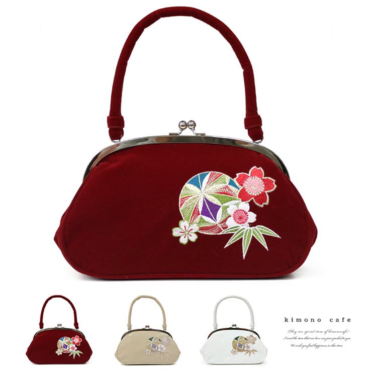 振袖 バッグ 鞠と桜 | kimonocafe | 詳細画像1 