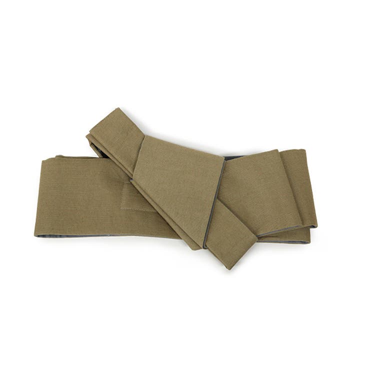 麻の作り帯 結び帯 角帯 男性用浴衣帯 マジックテープで簡単 がっちり固定 麻 | kimonocafe | 詳細画像6 