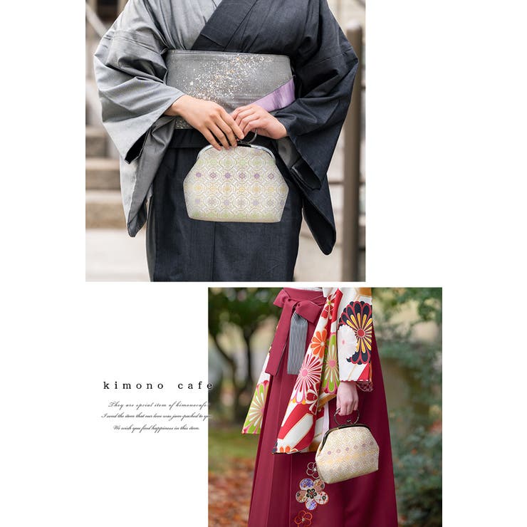 金襴 バッグ がま口 | kimonocafe | 詳細画像2 