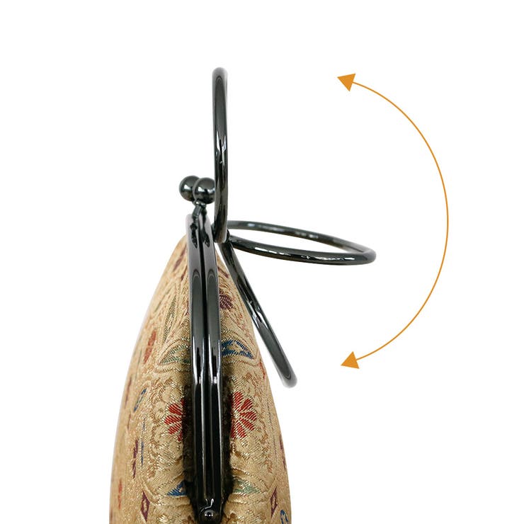 金襴 バッグ がま口 | kimonocafe | 詳細画像4 