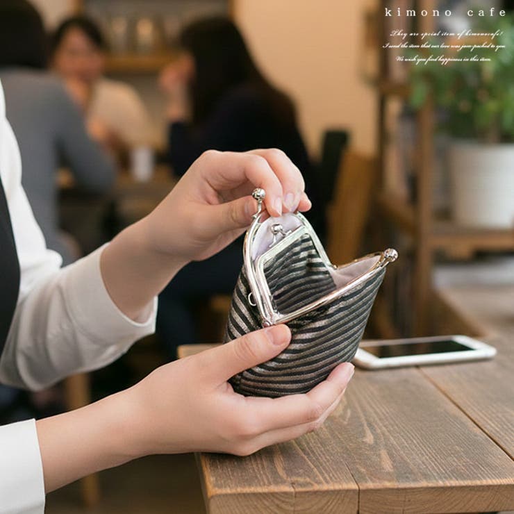 がま口 ポーチ金襴 親子がま口 | kimonocafe | 詳細画像2 