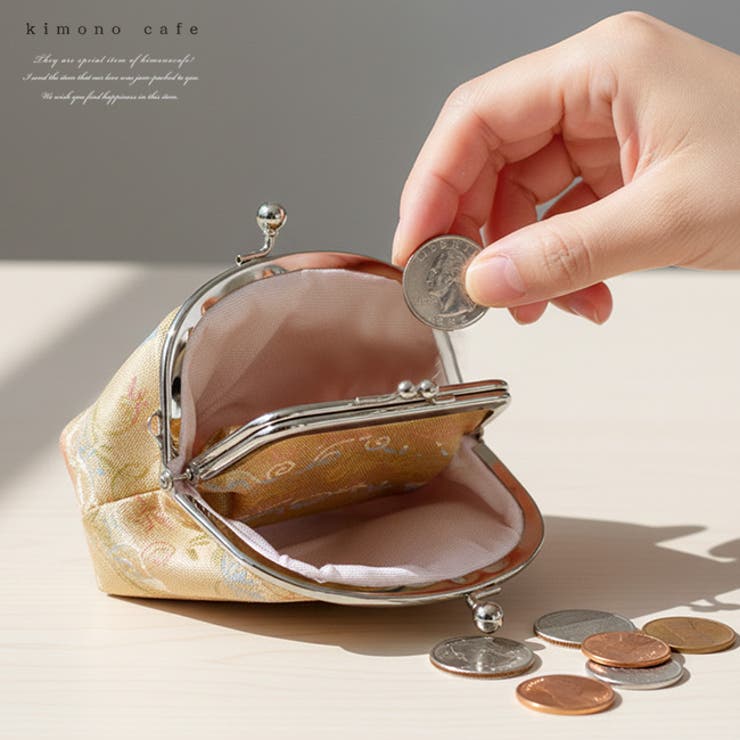 がま口 ポーチ金襴 親子がま口 | kimonocafe | 詳細画像3 